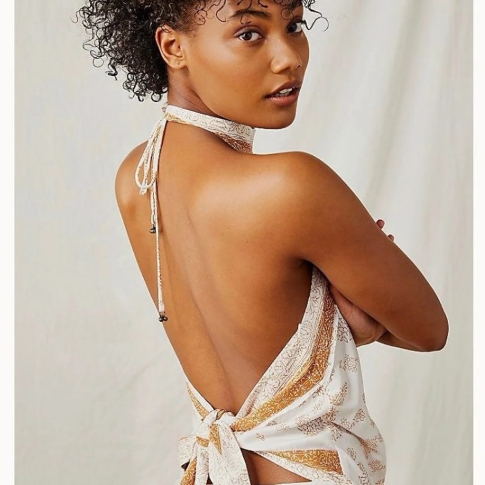 Free people backless body suit